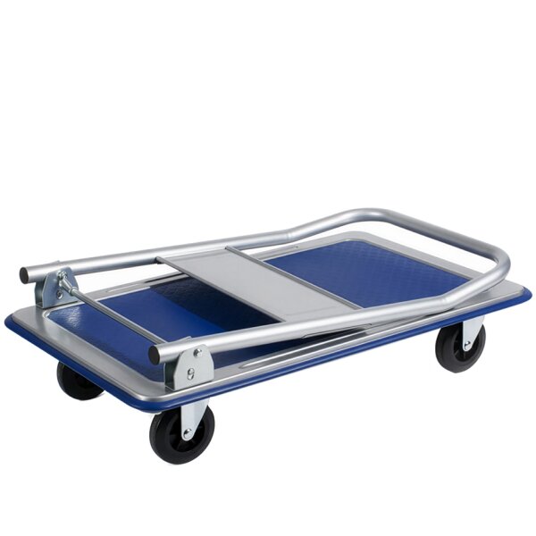 pavo Stahl-Plattformwagen, Tragkraft: 150 kg, schwarz blau