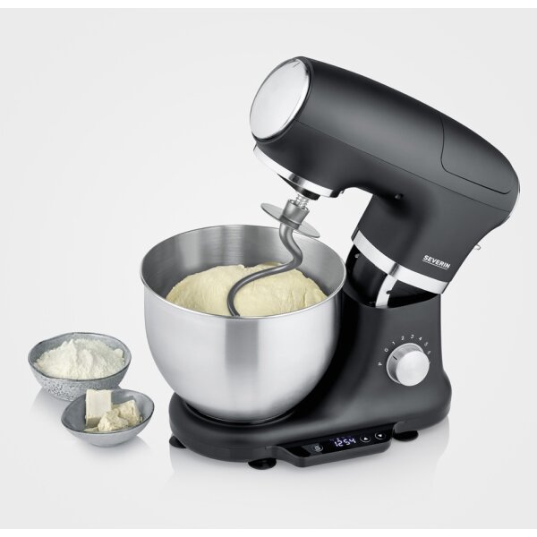 SEVERIN Robot ménager KM 3898, inox / noir