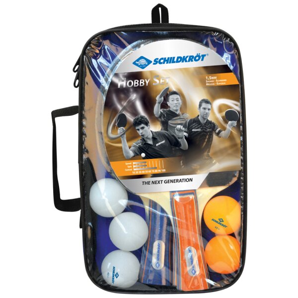 SCHILDKRÖT Kit tennis de table Hobby, pour 4 joueurs