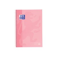 OXFORD Spiralbuch kariert 5mm A4+ 400117272 pastellrosa...