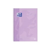 OXFORD Spiralbuch A4+ 400138325 liniert pastelllila 80 Blatt