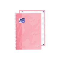 OXFORD Spiralbuch A4+ 400138324 liniert pastellrosa 80 Blatt