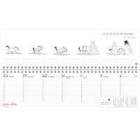 HEYE Cal. de bureau Butschkow 2027 1350+27 1S/1P AL 32.5x9.3cm
