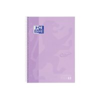 OXFORD Spiralbuch kariert 5mm A4+ 400117273 pastelllila...