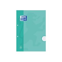 OXFORD Notizblock A4 400075509 kariert 5mm, ass. 100 Blatt
