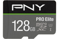 PNY micro-SDXC Pro Elite 128GB P-SDU128V31100PRO-GE UHS-I U3 A1 & adapter