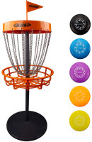 SCHILDKRÖT Guru Disc Golf Mini Basket-Set inkl. 5...