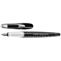 herlitz Stylo plume my.pen, largeur de plume: M, rose/blanc