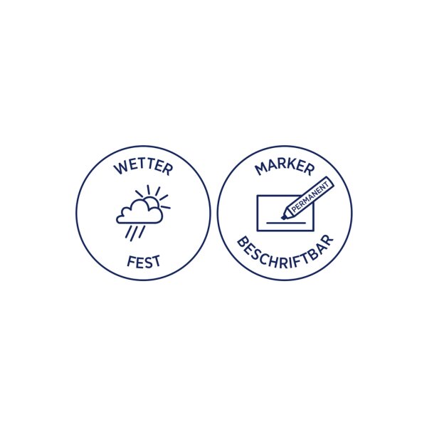 AVERY Zweckform Prüfplaketten "Geprüft gem. VDE", 2025-2030