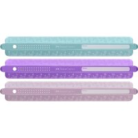 FABER-CASTELL Règle SPARKLE, 300 mm, assorti