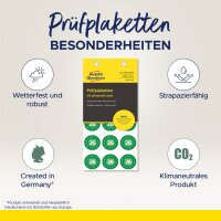 AVERY Zweckform Prüfplaketten, 2026, Vinyl,...