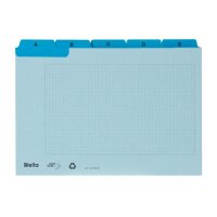 BIELLA Cartes-quides A-Z A6 21962505U bleu 25 pcs.