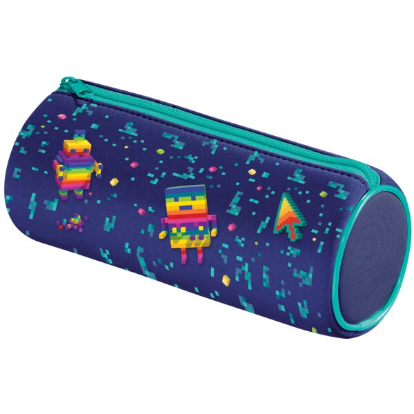 Maped Trousse ronde PIXEL PARTY, bleu