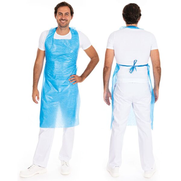 HYGONORM LDPE-Einwegsch&uuml;rze, 20 my, geh&auml;mmert, blau