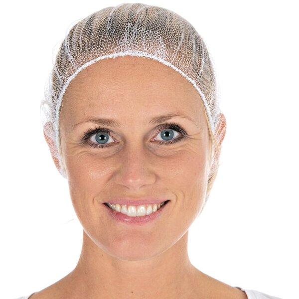 HYGOSTAR Baretthaube Honeycomb, Durchmesser: 530 mm, weiss