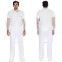 HYGONORM Blouse visiteur Light avec boutons pression, bleu