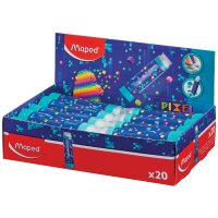 Maped Gomme en plastique PIXEL PARTY, présentoir...