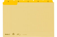 BIELLA Cartes-quides A-Z A7 21972520U jaune 25 pcs.