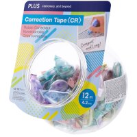 PLUS JAPAN Korrekturroller "CR", 4,2 mm x 12 m, im Glas