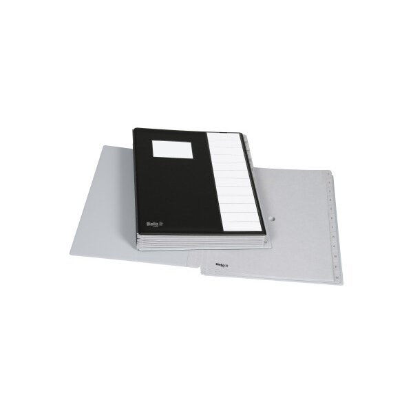 BIELLA Classeur trieur Pronto A4 32041202U noir 12 compartiments