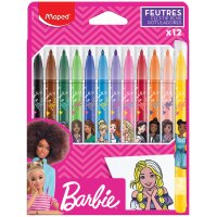 Maped Fasermaler Barbie, 12er Kartonetui