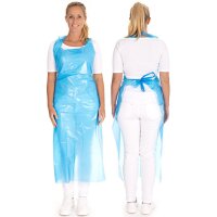 HYGONORM Tablier jetable LDPE, en bloc, 33 my, blanc