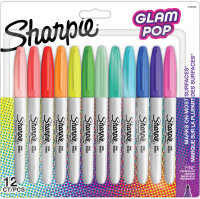 Sharpie Permanent-Marker FINE "Glam Pop", 12er...