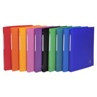 EXACOMPTA Classeur souple, PP, 4 anneaux, A4, blanc