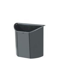 EXACOMPTA Compartiment, semi-circulaire, anthracite