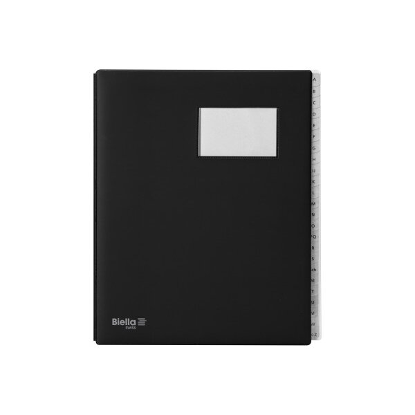 BIELLA Pultmappe Pronto A4 32042402U schwarz A-Z