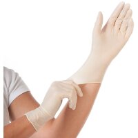 HYGONORM Gants en latex GRIP LIGHT, L, blanc