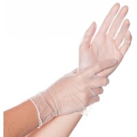 HYGOSTAR Gant en vinyle IDEAL, S, blanc