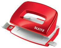 LEITZ Mini perforateur Nexxt 5060, en carton, rouge