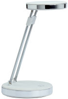MAUL Lampe de bureau à LED MAULpuck, socle, blanc