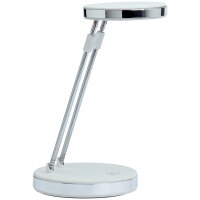 MAUL Lampe de bureau à LED MAULpuck, socle, blanc
