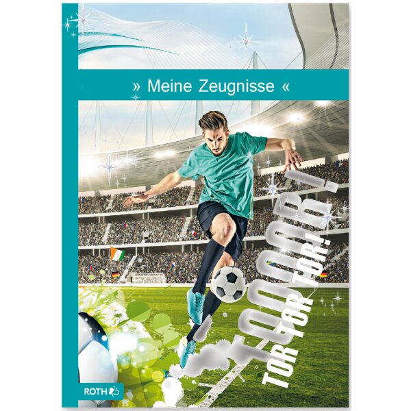 ROTH Zeugnismappe "Fussballstar", mit Design und Effekt