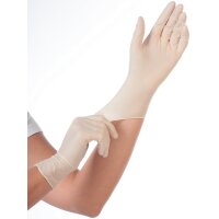HYGONORM Gant en latex SKIN LIGHT, XL, blanc, poudré