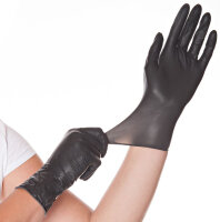 HYGOSTAR Latex-Handschuh "DIABLO", M, schwarz,...