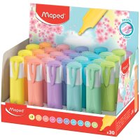 Maped Textmarker FLUOPEPS PASTEL, 30er Display