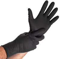 HYGOSTAR Nitril-Handschuh "POWER GRIP LONG", S,...