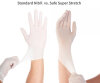 HYGOSTAR Nitril-Handschuh SAFE SUPER STRETCH, L, weiss