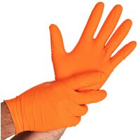 HYGOSTAR Gant en nitrile POWER GRIP, XL, orange