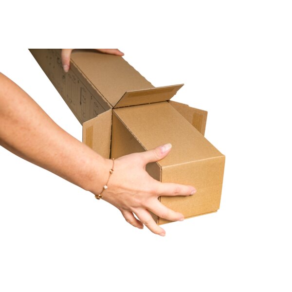 smartboxpro Versandh&uuml;lse, (B)715 x (T)105 mm, SK, braun