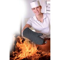 HYGOSTAR Gant de protection thermique FLAMESTAR, noir