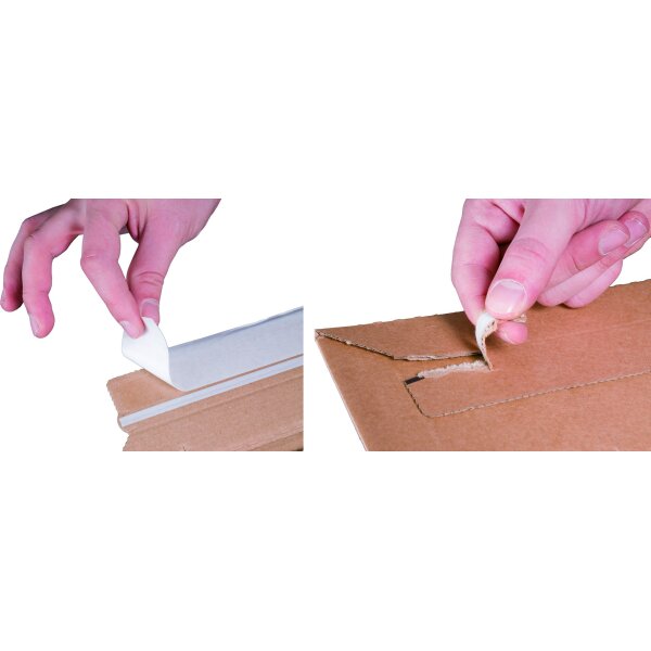 smartboxpro Pochettes dexpédition, en carton ondulé marron,