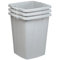 DURABLE Couvercle ECO pour DURABIN 90, carré, gris