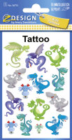 ZDesign KIDS Kinder-Tattoos "Drachen", bunt