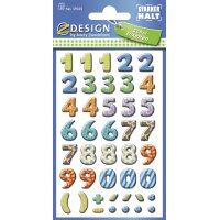 ZDesign SCHOOL Stickers de chiffres, chiffres: 0-9,...