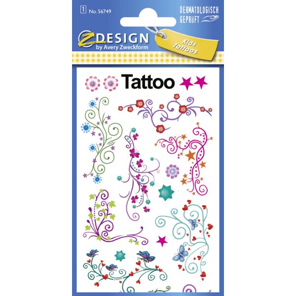 ZDesign KIDS Tatouages sarments, coloré