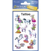ZDesign KIDS Tatouages elfes, licornes, coloré